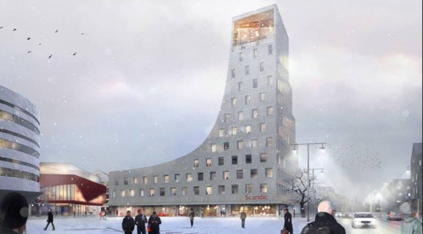 Skanskas nya hotell i Kiruna (1)