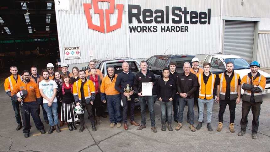 Real Steel New Zealand vinner SSAB-pris